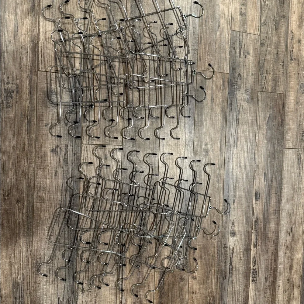 Set of 6 : 8 Multi-Layer Metal clothing Hangers for organization